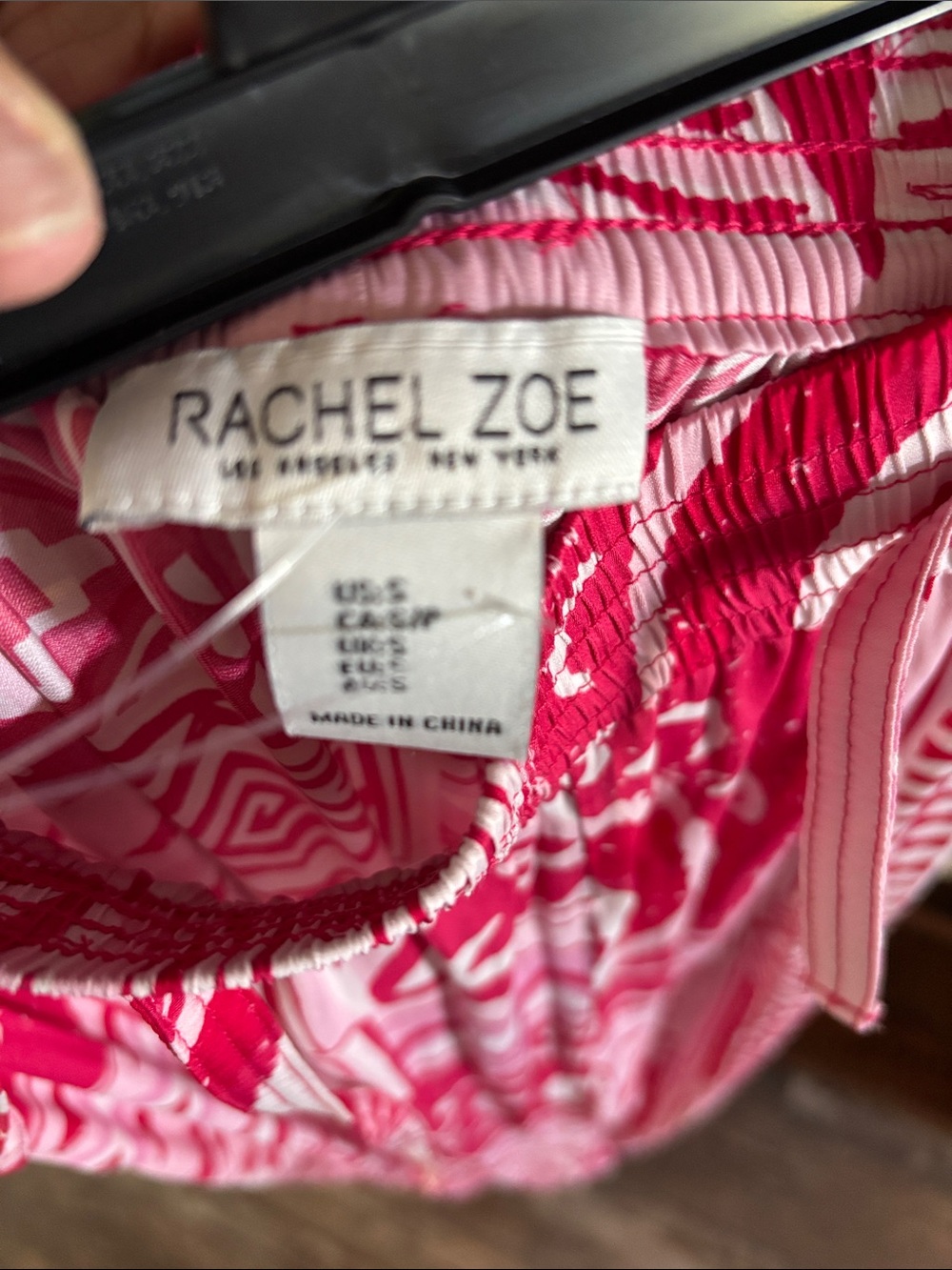 Rachel Zoe flowy pants nwot red pink - Picture 4 of 5